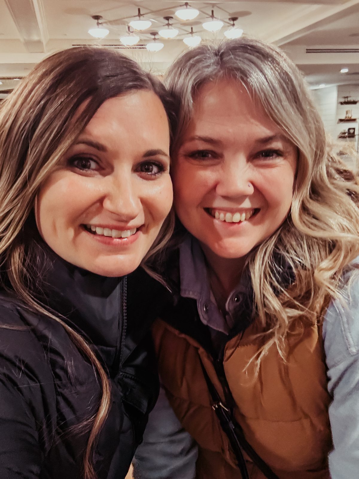 Samantha and her friend Emily in Nashville