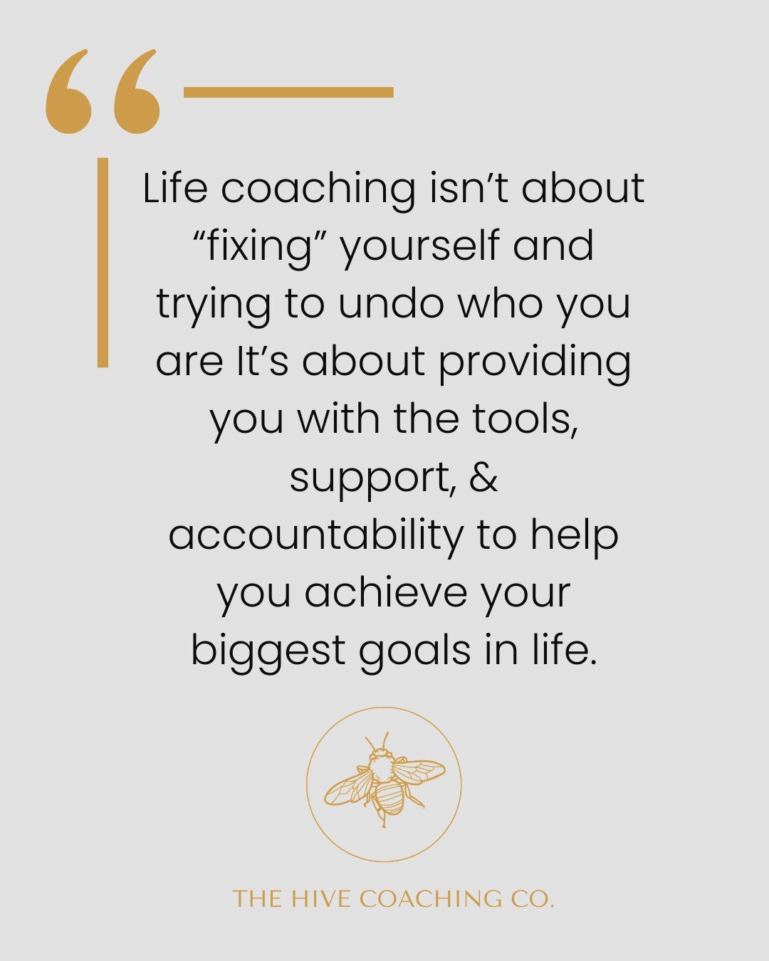 The Hive Coaching Co. branded social post