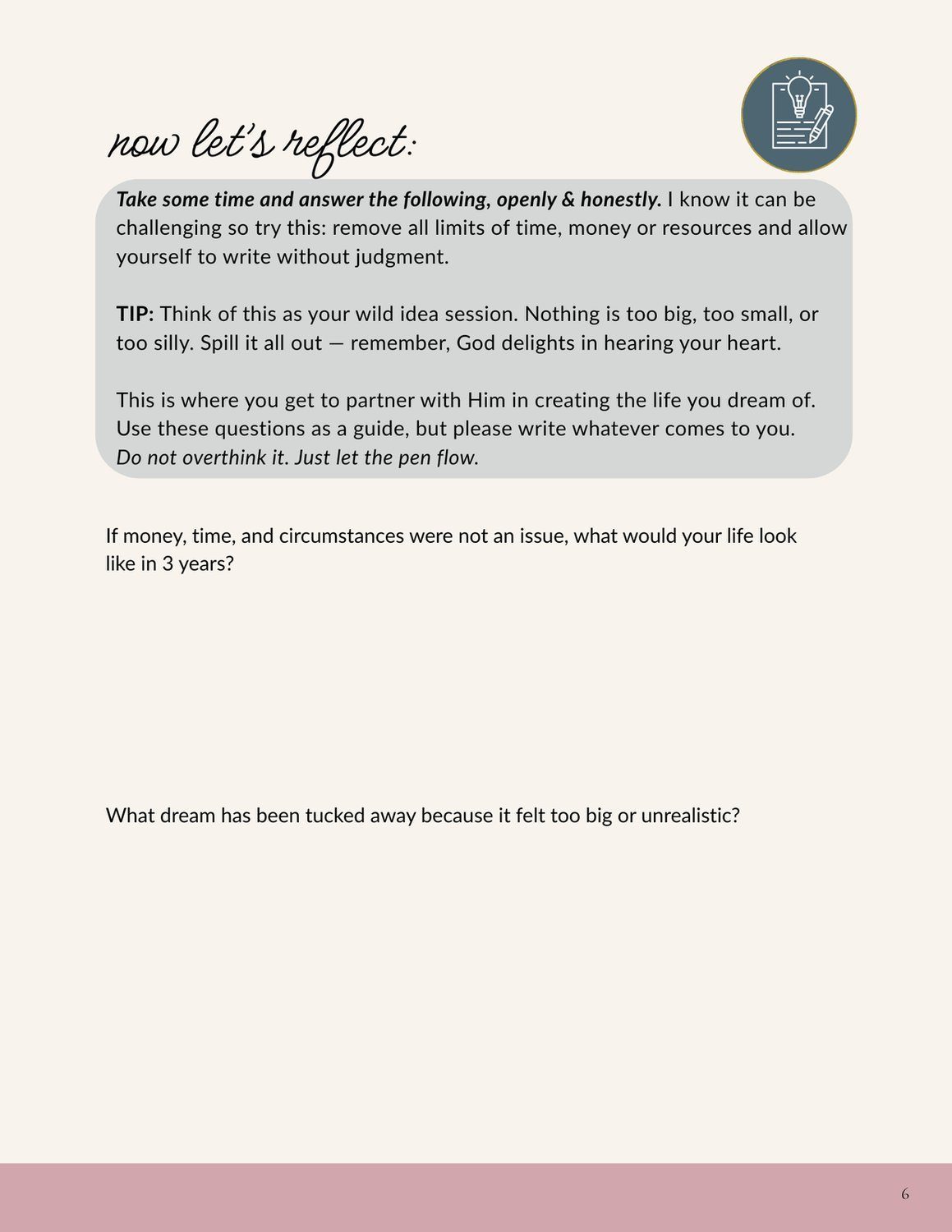Faith and Finances Workbook interior