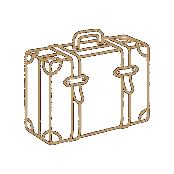 Lady V Travels suitcase icon