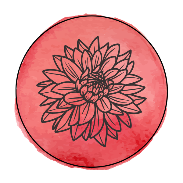 Red Bird Blooms dahlia icon