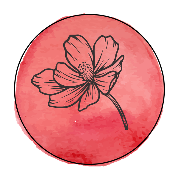 Red Bird Blooms cosmos flower icon