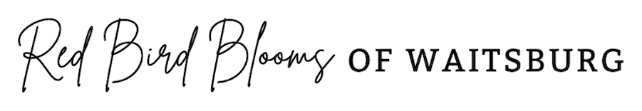 Red Bird Blooms wordmark
