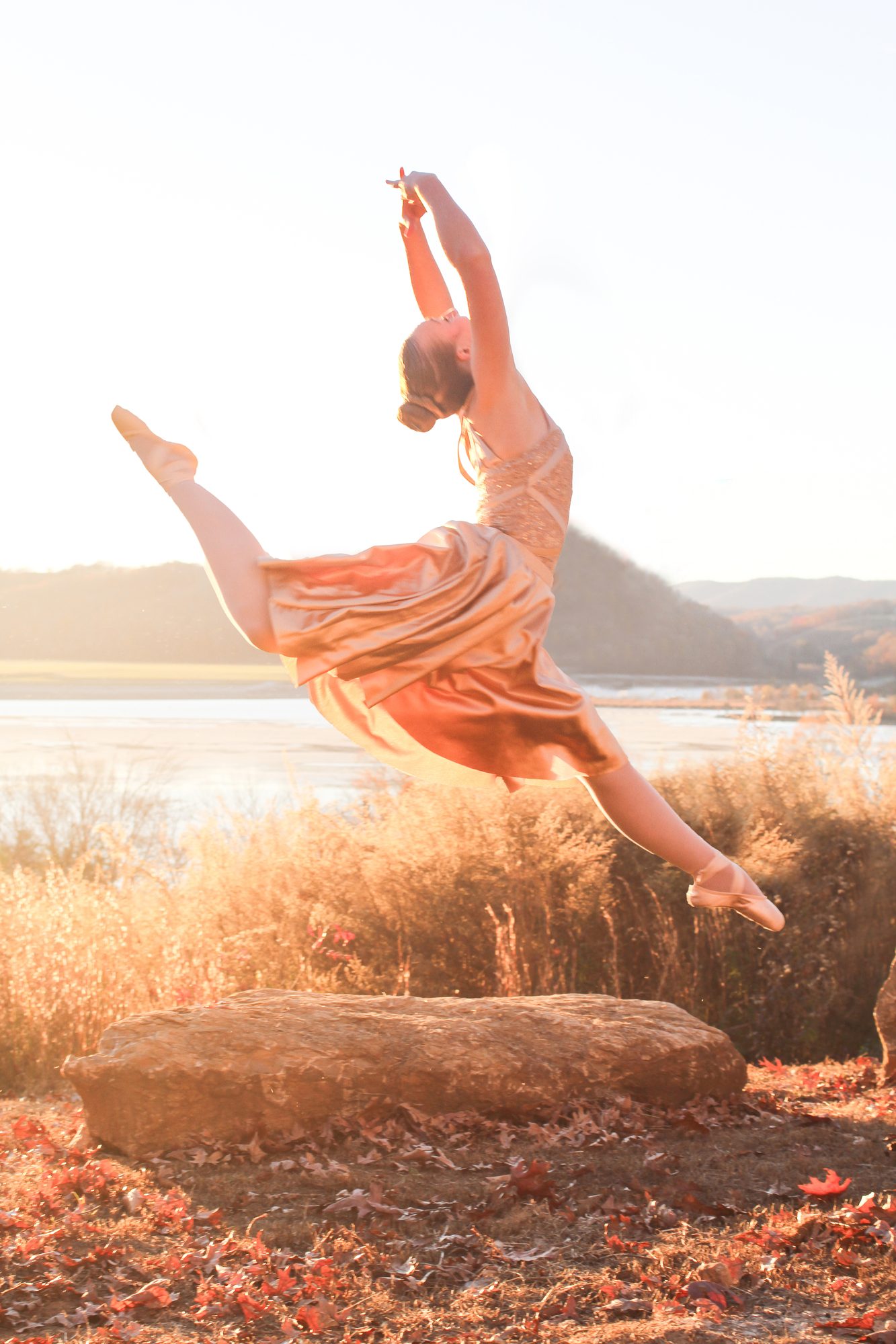 Sanctuary dancer in golden hour light