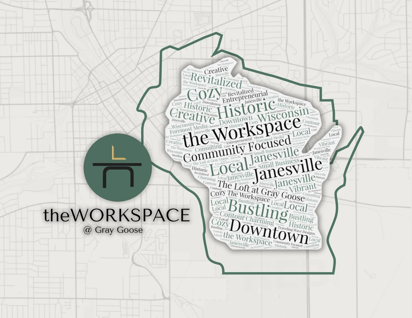 The Workspace wall mural concept