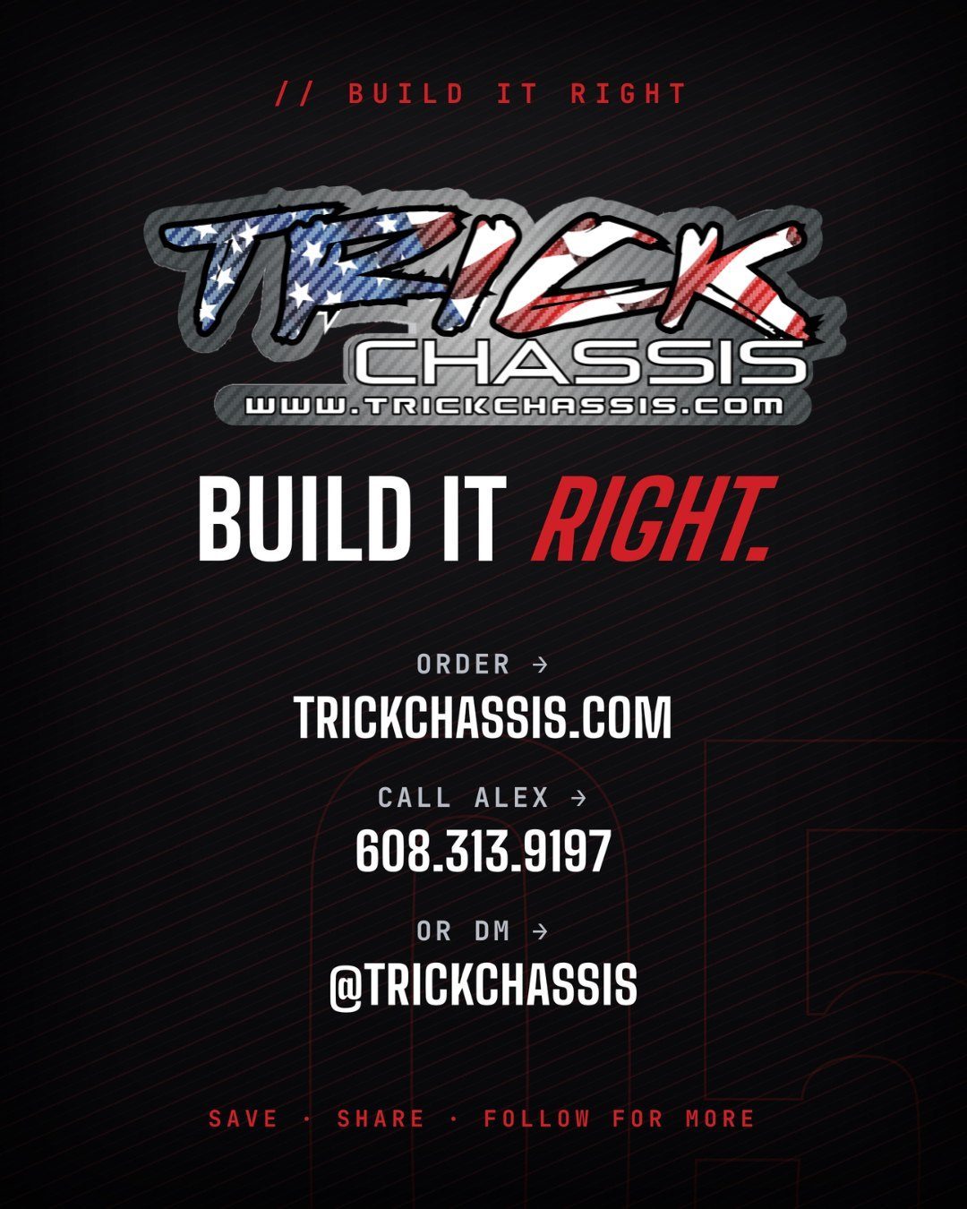Trick Chassis social post